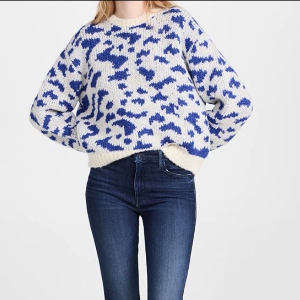 MOTHER Blue and White Sweater - Picture 8 of 8